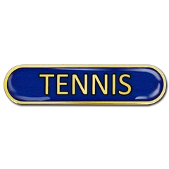 Tennis Bar Badge by School Badges UK