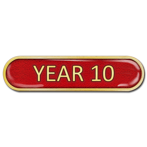 Year 10 Bar Badge