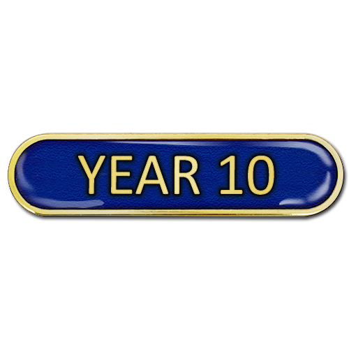 Year 10 Bar Badge