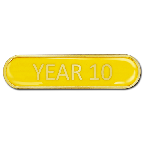 Year 10 Bar Badge