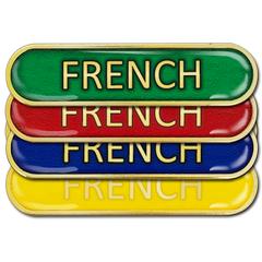 French Bar Badge by School Badges UK