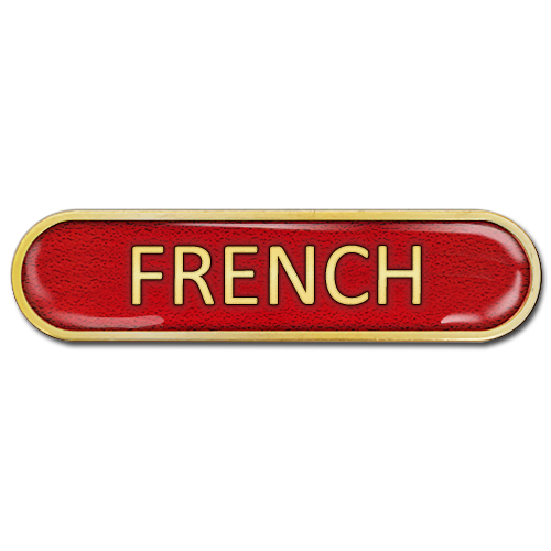 French Bar Badge by School Badges UK