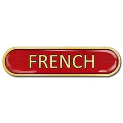French Bar Badge by School Badges UK