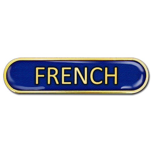 French Bar Badge by School Badges UK