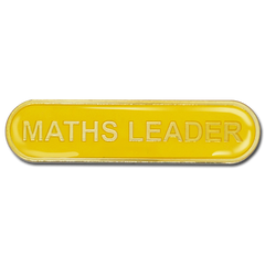 Maths Leader Bar Badge by School Badges UK