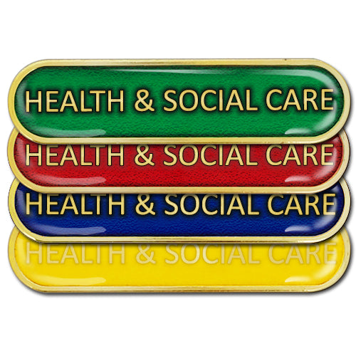 Health & Social Care Bar Badge by School Badges UK