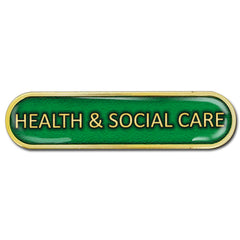 Health & Social Care Bar Badge by School Badges UK