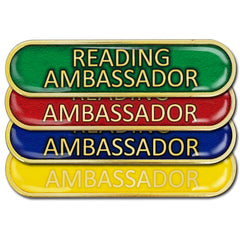 Reading Ambassador Bar Badge by School Badges UK