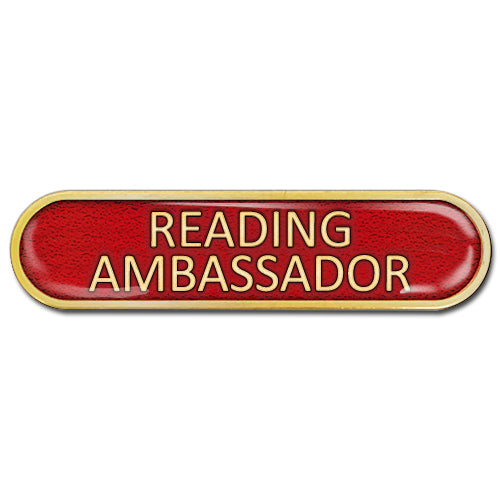 Reading Ambassador Bar Badge by School Badges UK