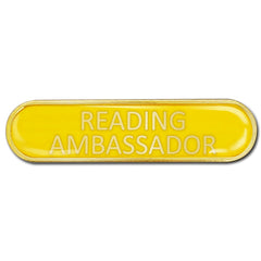 Reading Ambassador Bar Badge by School Badges UK