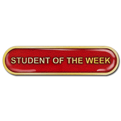 Student of the Week Bar Badge by School Badges UK