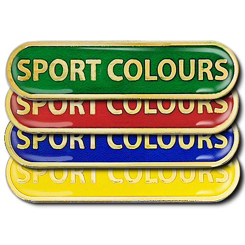 Sport Colours Bar Badge by School Badges UK