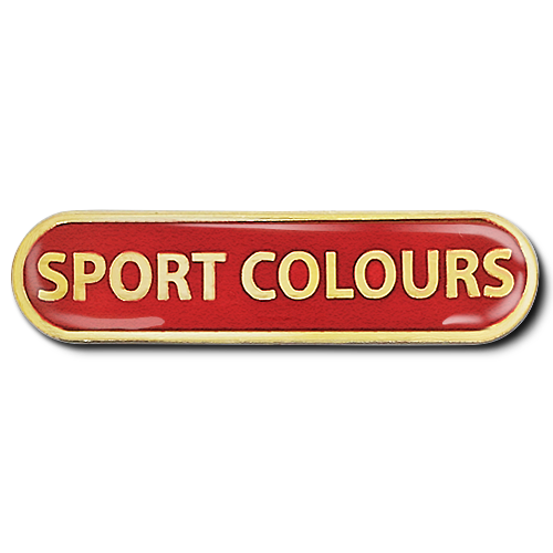 Sport Colours Bar Badge by School Badges UK