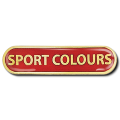 Sport Colours Bar Badge by School Badges UK