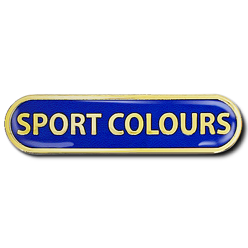 Sport Colours Bar Badge by School Badges UK