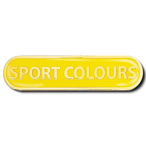 Sport Colours Bar Badge by School Badges UK