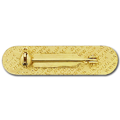 Gold Metal Bar Badge