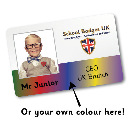 Photo ID Card (Horizontal) - Layout 2 - School Badges UK