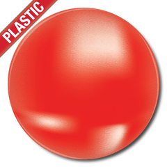 'Plain' Plastic Button Badge (Pack of 25) by School Badges UK