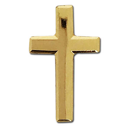 Gold Cross Badge by School Badges UK