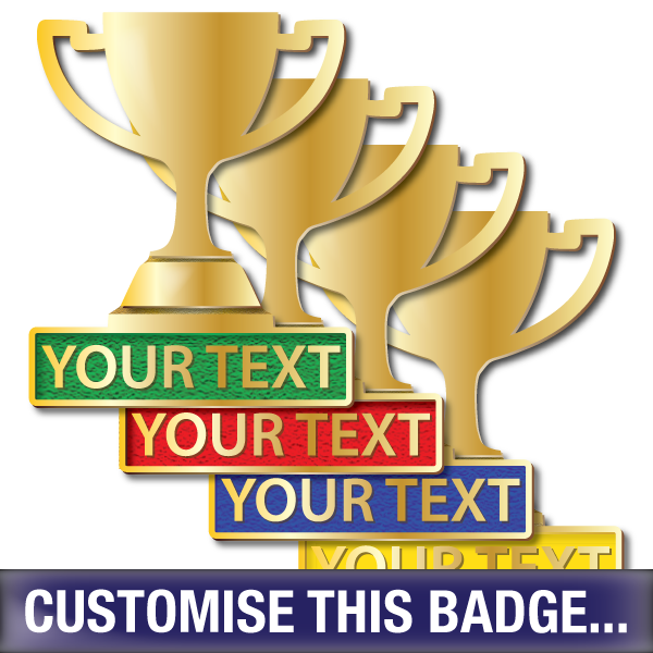 Personalised Trophy Badge by School Badges UK
