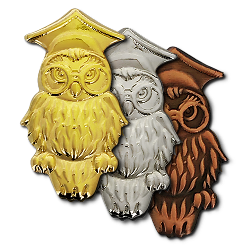 Wise Owl Badge by School Badges UK