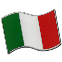 Italian Flag Badge by School Badges UK