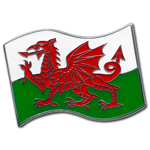 Welsh Flag Badge by School Badges UK