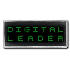 Digital Leader Pixel Badge by School Badges UK