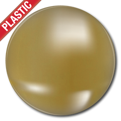 'Plain' Metallic Plastic Button Badge (Pack of 25) by School Badges UK