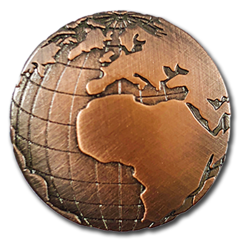 Geography Globe Badge by School Badges UK