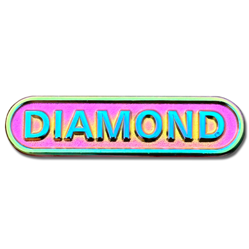 Diamond Bar Badge by School Badges UK