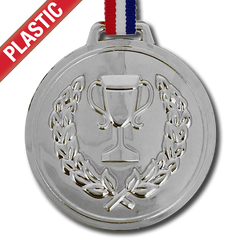 Plastic Trophy Medal by School Badges UK