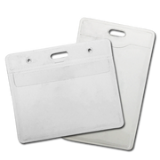 Clear ID Plastic Card Wallet by School Badges UK