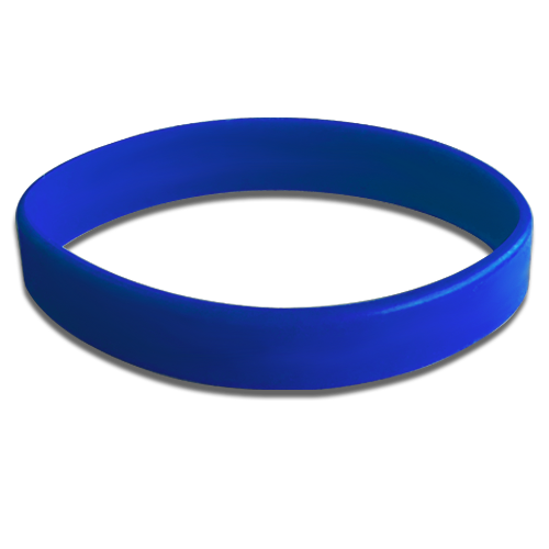 Plain Wristbands (Pack of 5) by School Badges UK