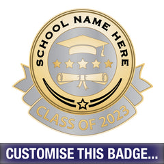 Personalised Class of 2023 Badge by School Badges UK