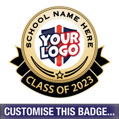 Personalised Class of 2023 Logo Badge by School Badges UK