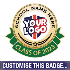 Personalised Class of 2023 Logo Badge by School Badges UK