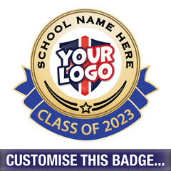 Personalised Class of 2023 Logo Badge by School Badges UK