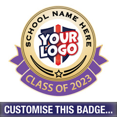 Personalised Class of 2023 Logo Badge by School Badges UK