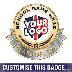 Personalised Class of 2023 Logo Badge by School Badges UK