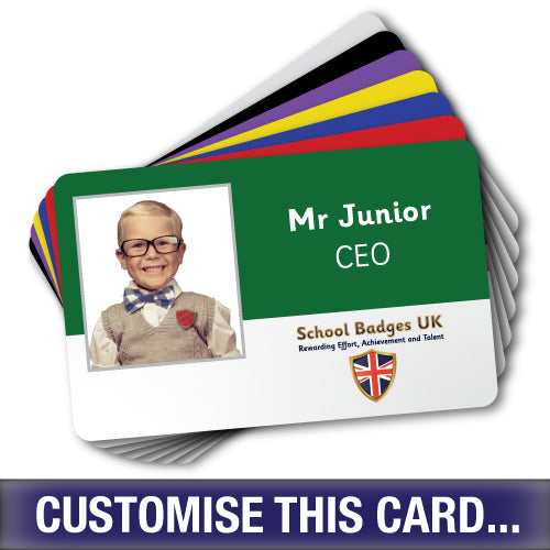 Photo ID Card (Horizontal) - Layout 3