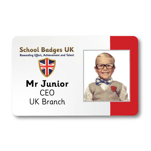 Photo ID Card (Horizontal) - Layout 5 (view 5)