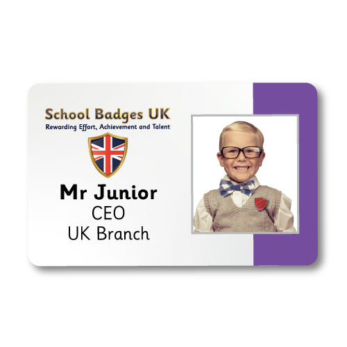 Photo ID Card (Horizontal) - Layout 5 (view 8)