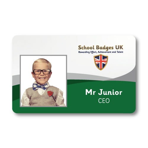 Photo ID Card (Horizontal) - Layout 6 (view 4)