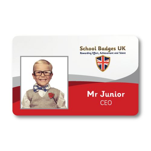 Photo ID Card (Horizontal) - Layout 6