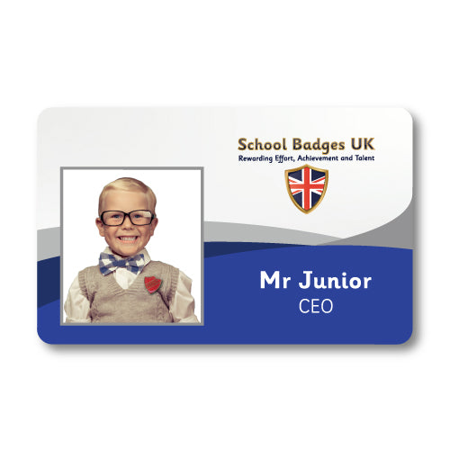 Photo ID Card (Horizontal) - Layout 6 (view 6)