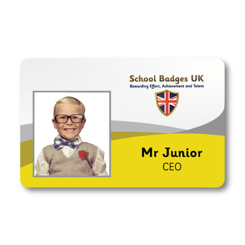 Photo ID Card (Horizontal) - Layout 6 (view 7)
