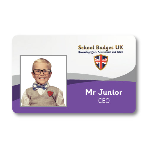 Photo ID Card (Horizontal) - Layout 6 (view 8)