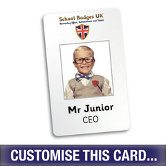 Photo ID Card (Vertical) - Layout 1